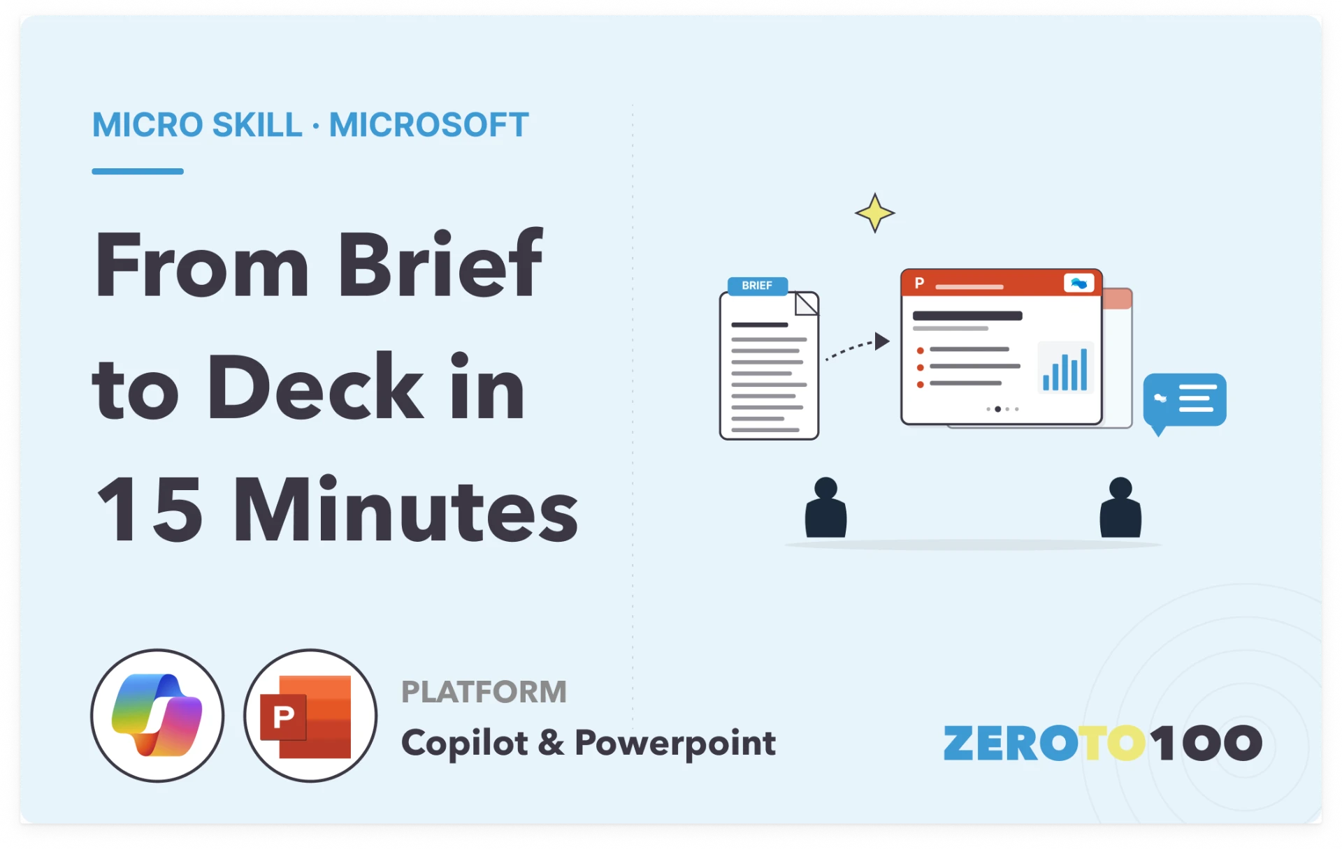 From brief to deck in 15 minutes with Copilot and PowerPoint