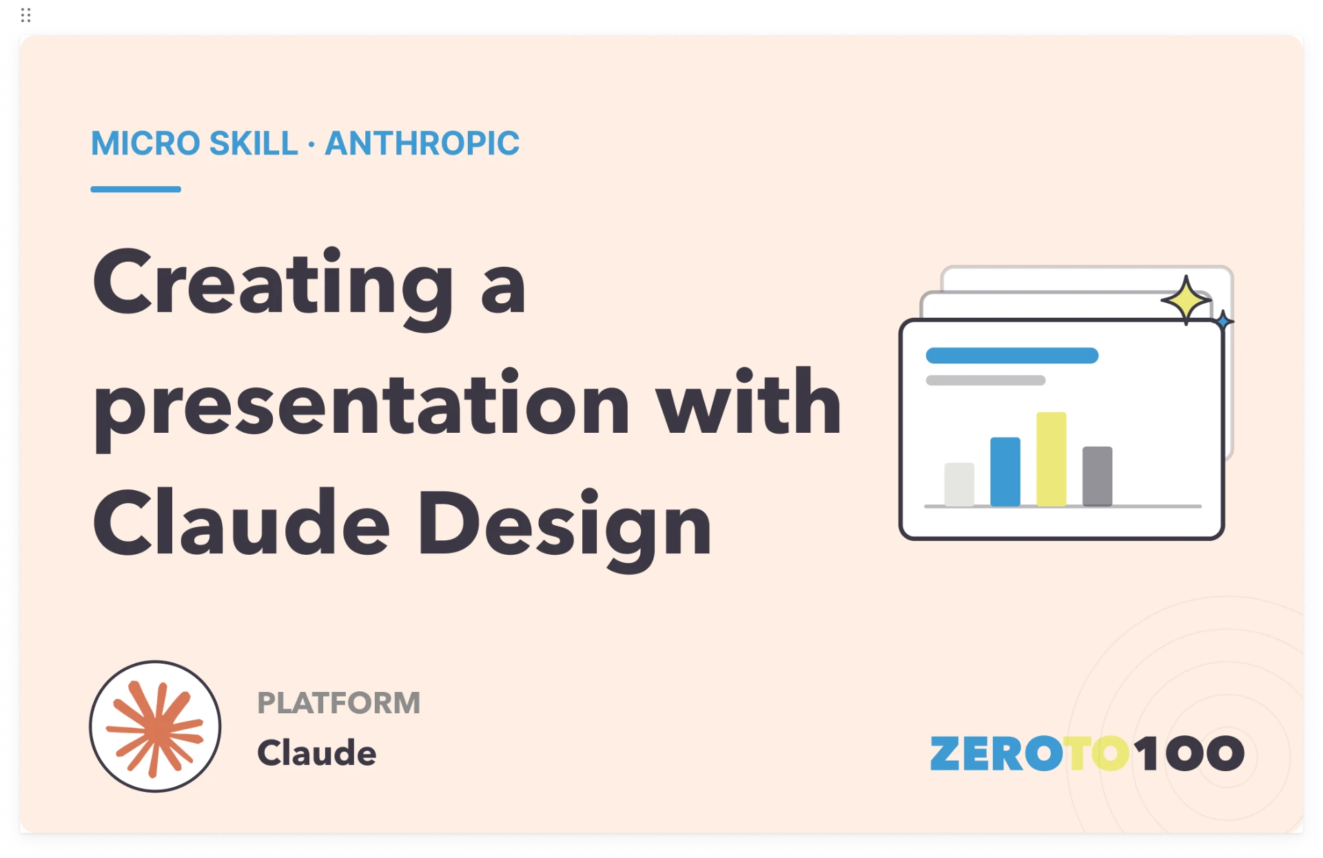 Creating a presentation with Claude Design