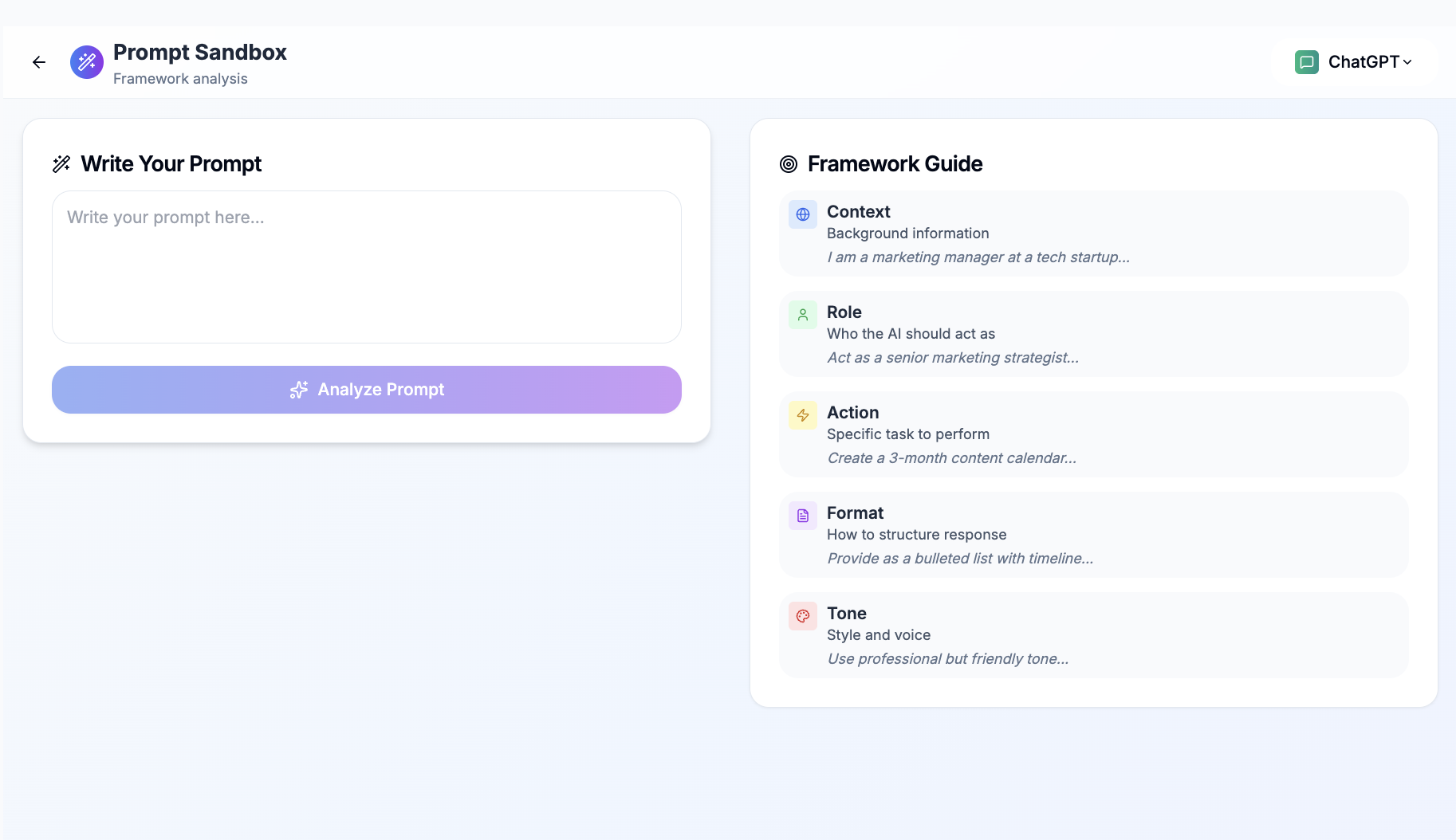Sandbox de Prompts